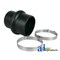 A & I Products Centri Rubber Hump Hose Reducer w/2 Clamps 4"-4 1/2 6.2" x6.5" x8.5" A-954045 - alternate 2